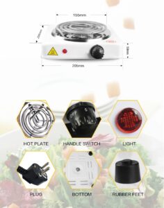 Thiết Kế Hiện Đại và Tiện Lợi của bếp điện JX-100