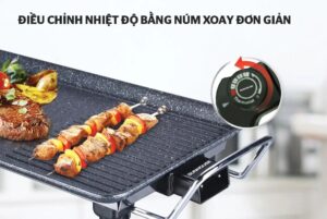 Điều chỉnh nhiệt độ bằng núm xoay đơn giản