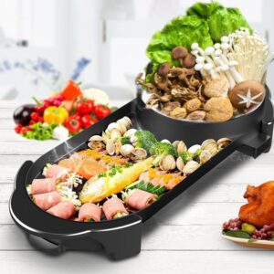 Tính năng nổi bật của Bếp Nướng Kèm Nồi Lẩu 2in1 Chữ Nhật