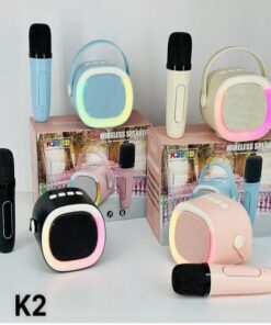 Loa karaoke mini kèm mic K2LED