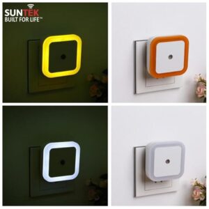 Đèn Ngủ Vuông Tự Sáng Khi Trời Tối