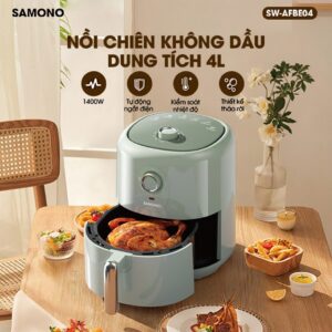 Những đặc điểm nổi bật của Nồi Chiên Không Dầu SAMONO SW-AFBE04 4L - 1400W
