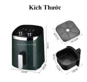 Thiết Kế Hiện Đại Của Nồi Chiên Camel
