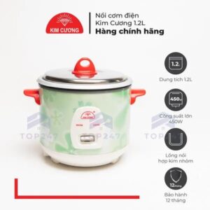 Thiết Kế của Nồi Cơm Điện Kim Cương 1L2