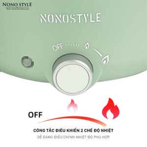 Nồi điện đa năng Nonostyle XP-A31 có hiệu suất nấu nướng vượt trội