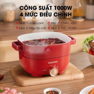Hiệu suất vượt trội của Nồi Điện Đa Năng Samono SW-DG03