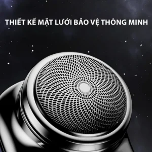 Thiết kế mặt lướt bảo vệ thông minh của máy cạo râu