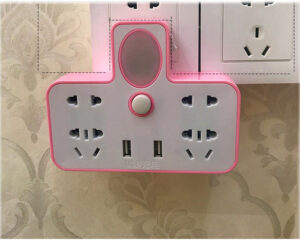Thiết kế thời trang của ổ điện kiêm đèn ngủ