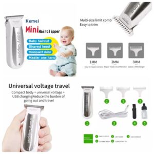 Chất lượng vượt trội của Tông đơ cắt tóc cho bé Kemei 1319