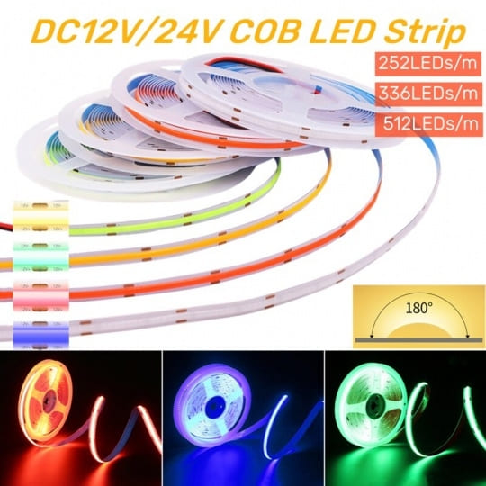 DÂY ĐÈN DÁN DSY COB 5M ĐỎ, XANH DƯƠNG DÂY ĐÈN DÁN DSY COB 5M ĐỎ, XANH DƯƠNG