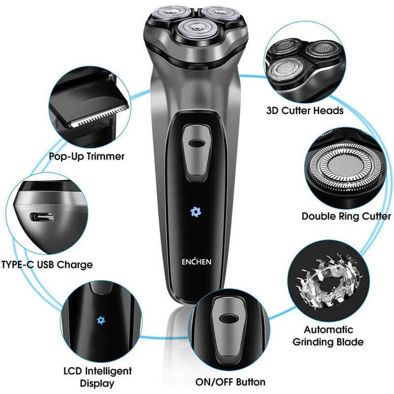 Máy Cạo Râu Xiaomi Enchan BlackStone Máy Cạo Râu Xiaomi Enchan BlackStone