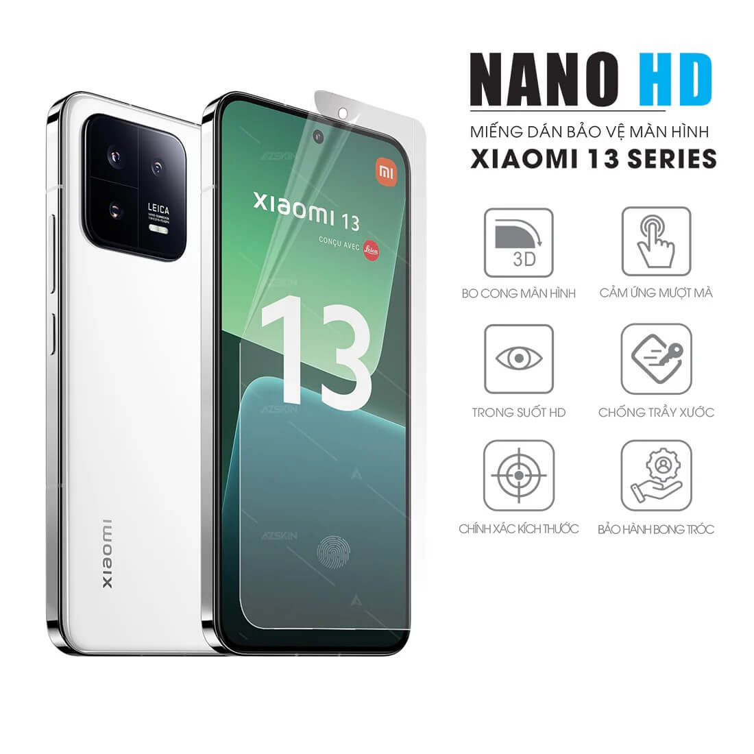 Miếng Dán Màn Hình Nano - Công Nghệ Nano Liquid