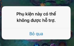Lỗi phụ kiện không được hỗ trợ trên điện thoại iPhone là gì?